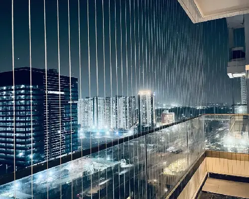 Invisible grill for apartment